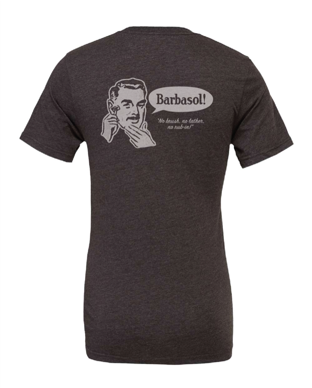 Barbasol Vintage No Brush T-Shirt - Heather Gray