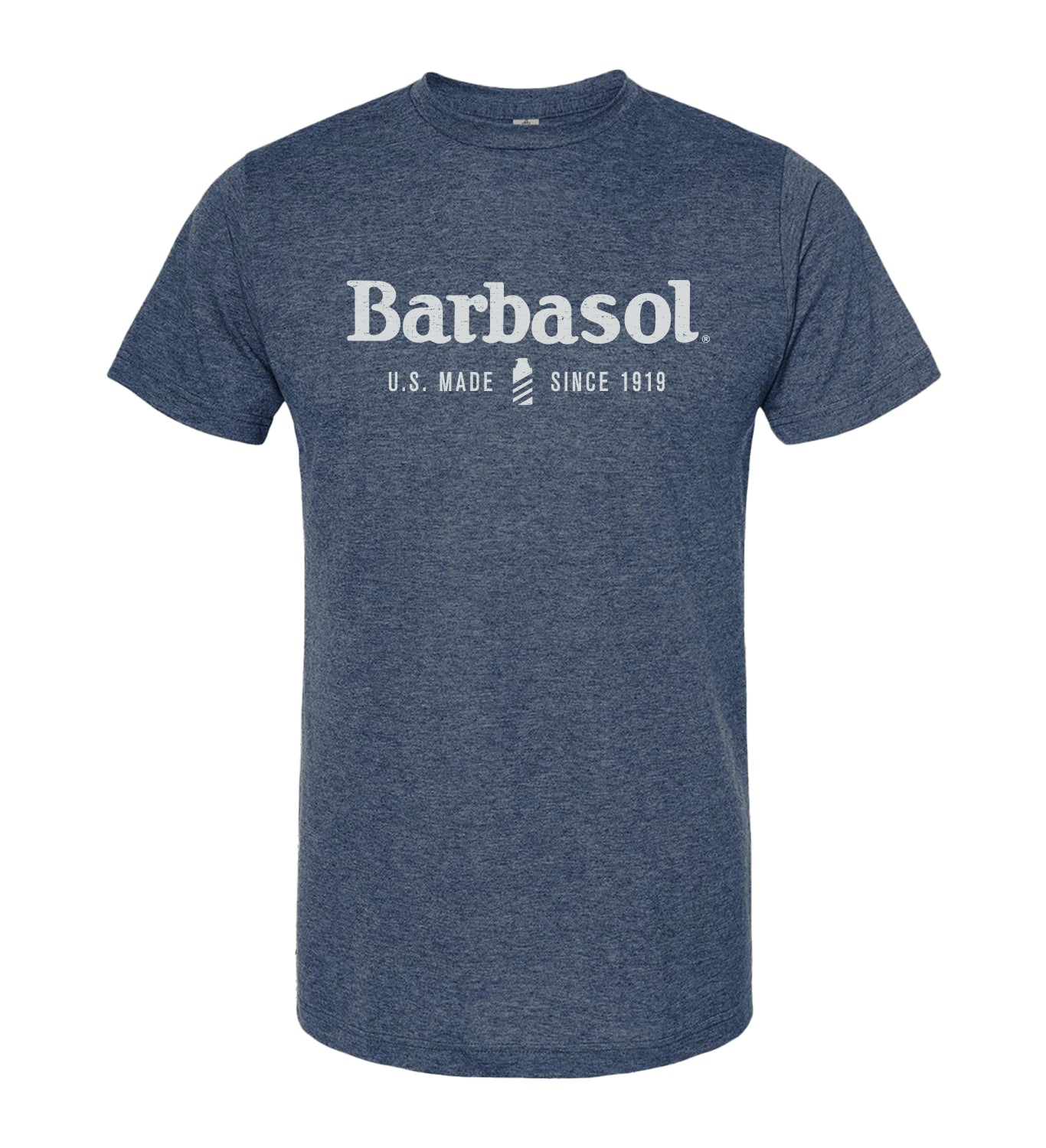 Barbasol U.S Made Logo T-Shirt - Heather Navy