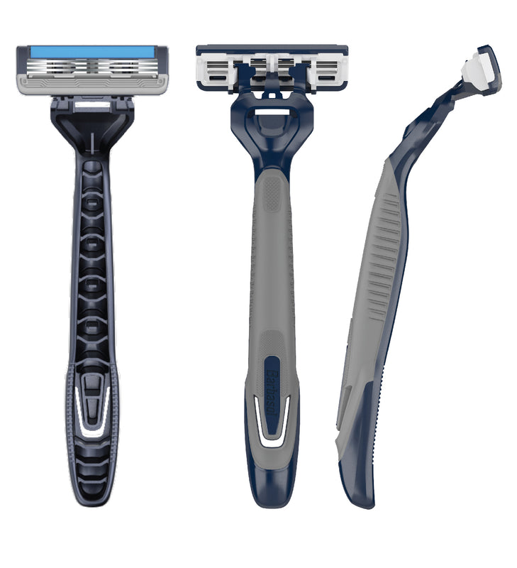 Barbasol Ultra 3 Premium Disposable Razor Value Pack Bundle (3 Packs/12 Total Razors)