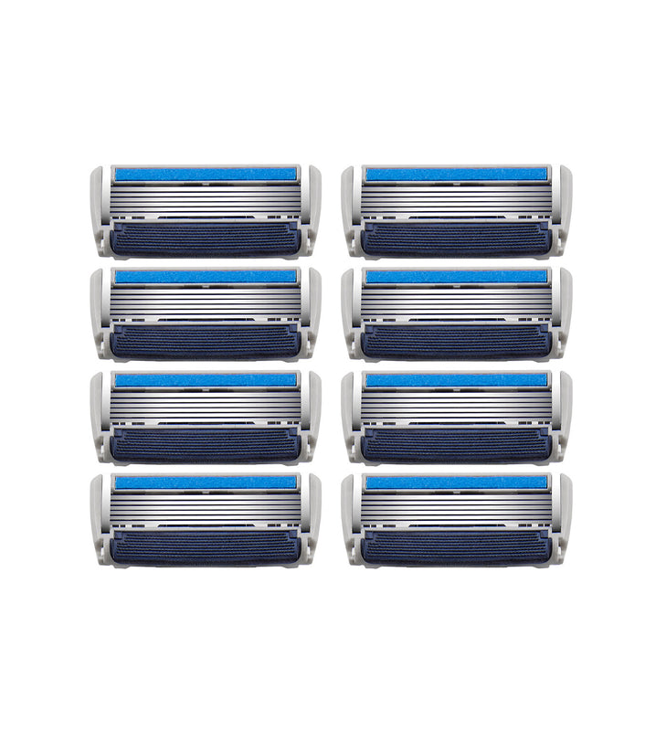 Barbasol Ultra 6 Plus Razor Blade Cartridge Refills, 8 count (1-2 Month Supply*)