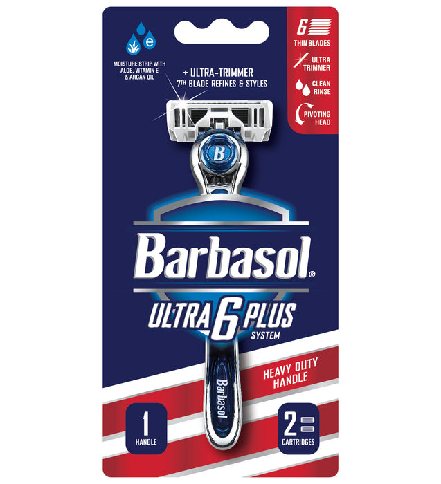 Barbasol Ultra 6 Plus Premium System Razor