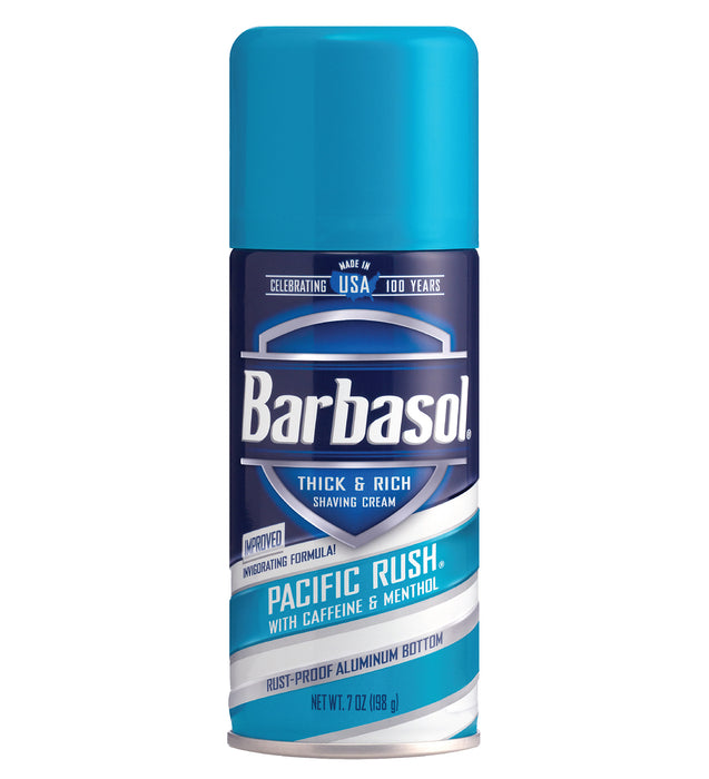 Barbasol Invigorating Formula Pacific Rush® with Caffeine and Menthol Thick & Rich Shaving Cream