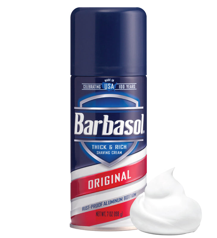 Barbasol Original Thick & Rich Shaving Cream, 7 Ounces (Pack of 6)