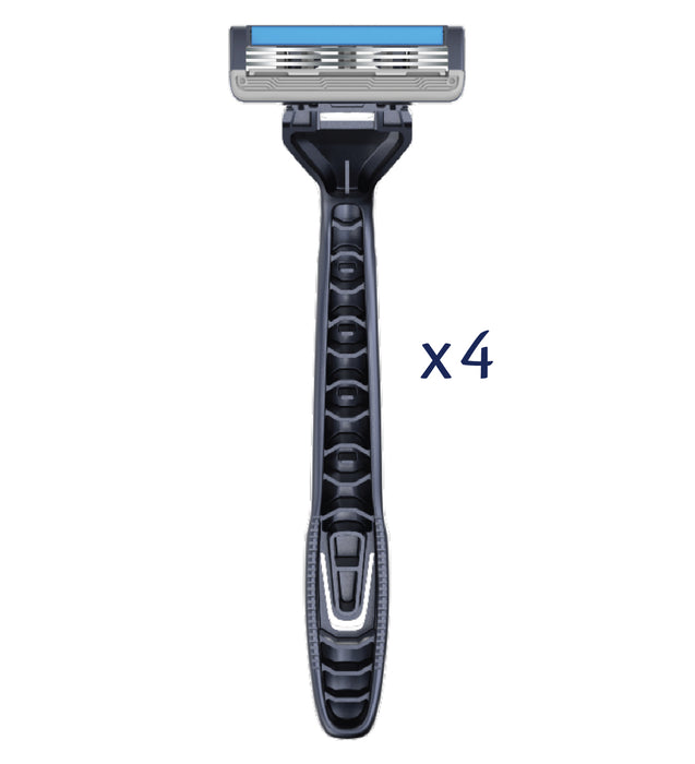 Barbasol Ultra 3 Premium Disposable Razors, 4 Count